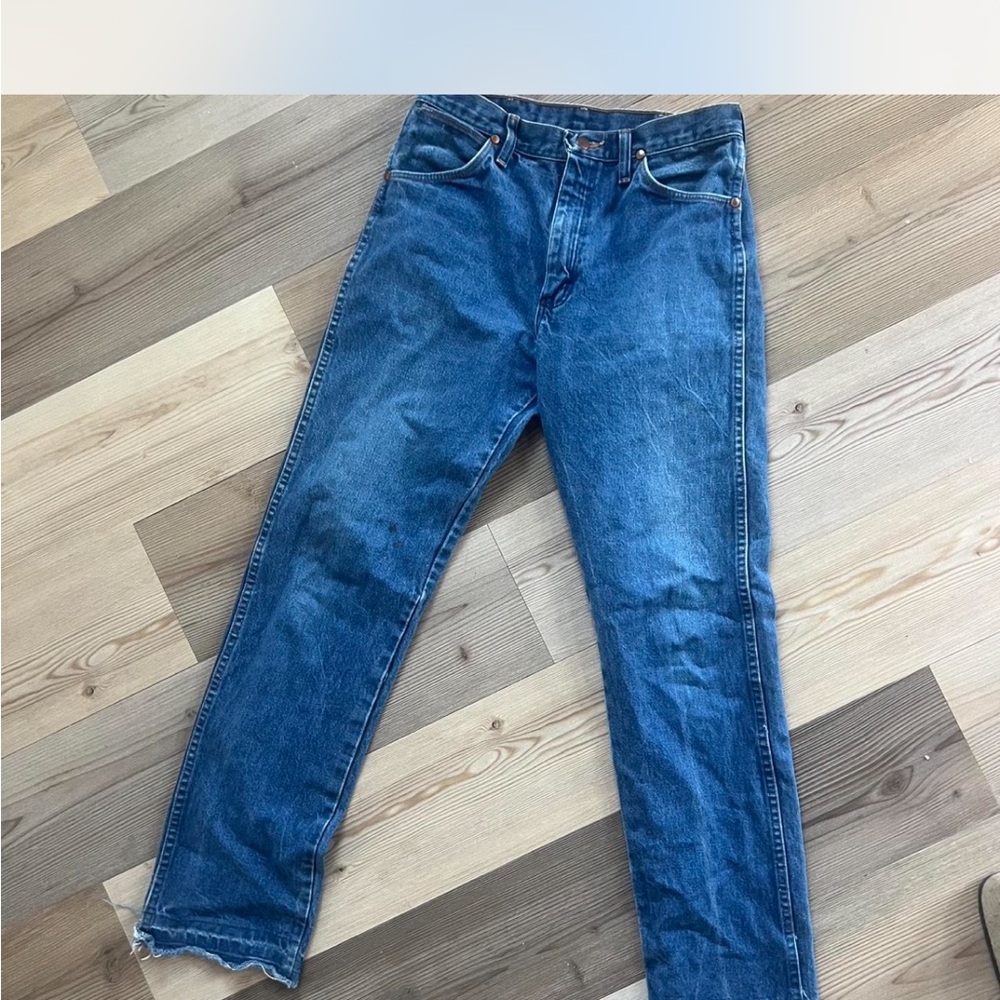 Wrangler Men's Straight Blue Jeans
